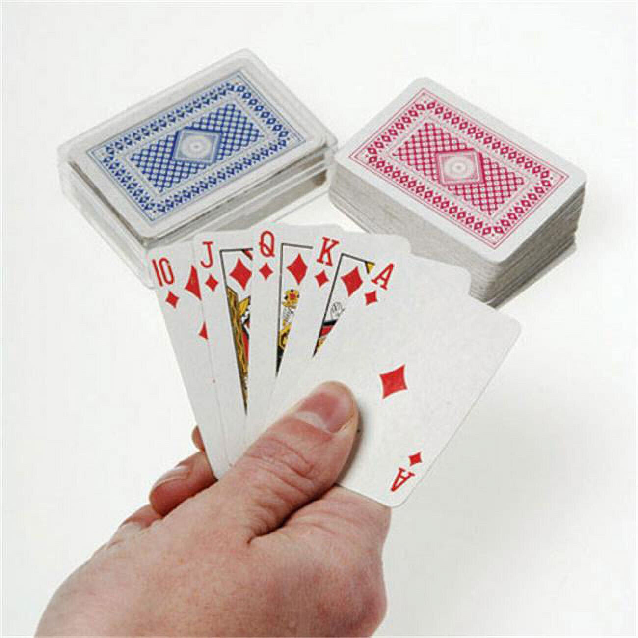(2 Packs) Mini Playing Cards Miniature Travel Tiny Poker Deck Set