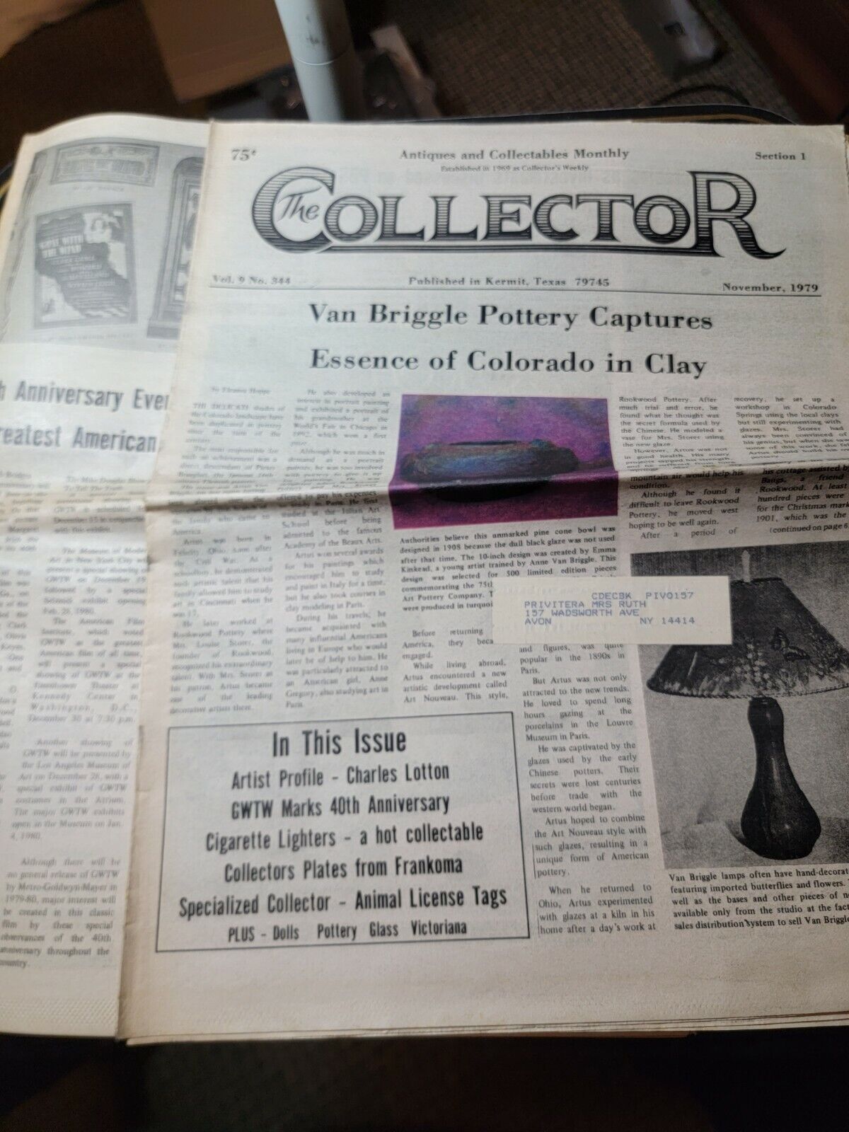 The Collector November 1979 Post Newspaper Section 1 & 2