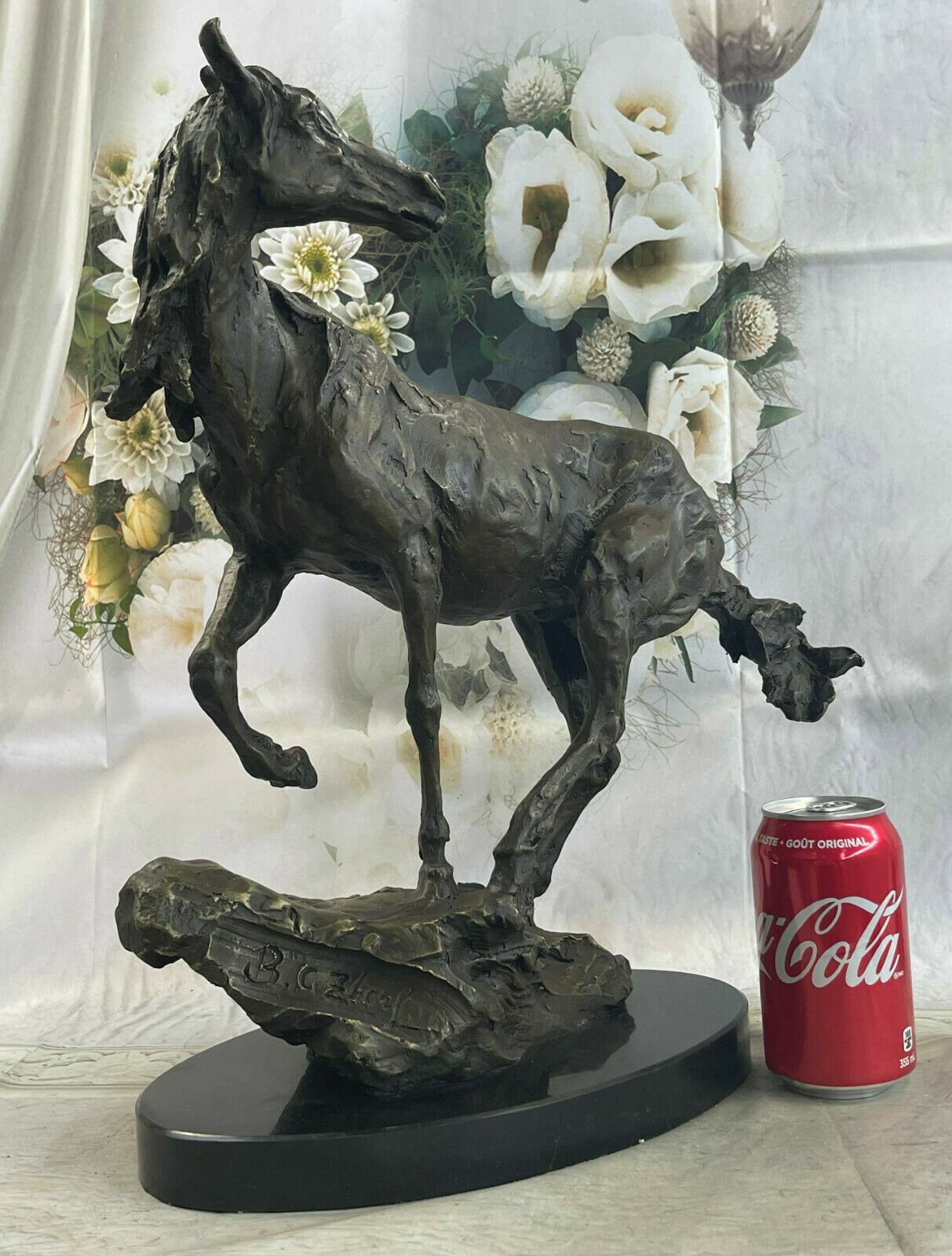 Figurine Bronze Sculpture Statue Large Abstact Modern Art Masterpiece Horse Deal