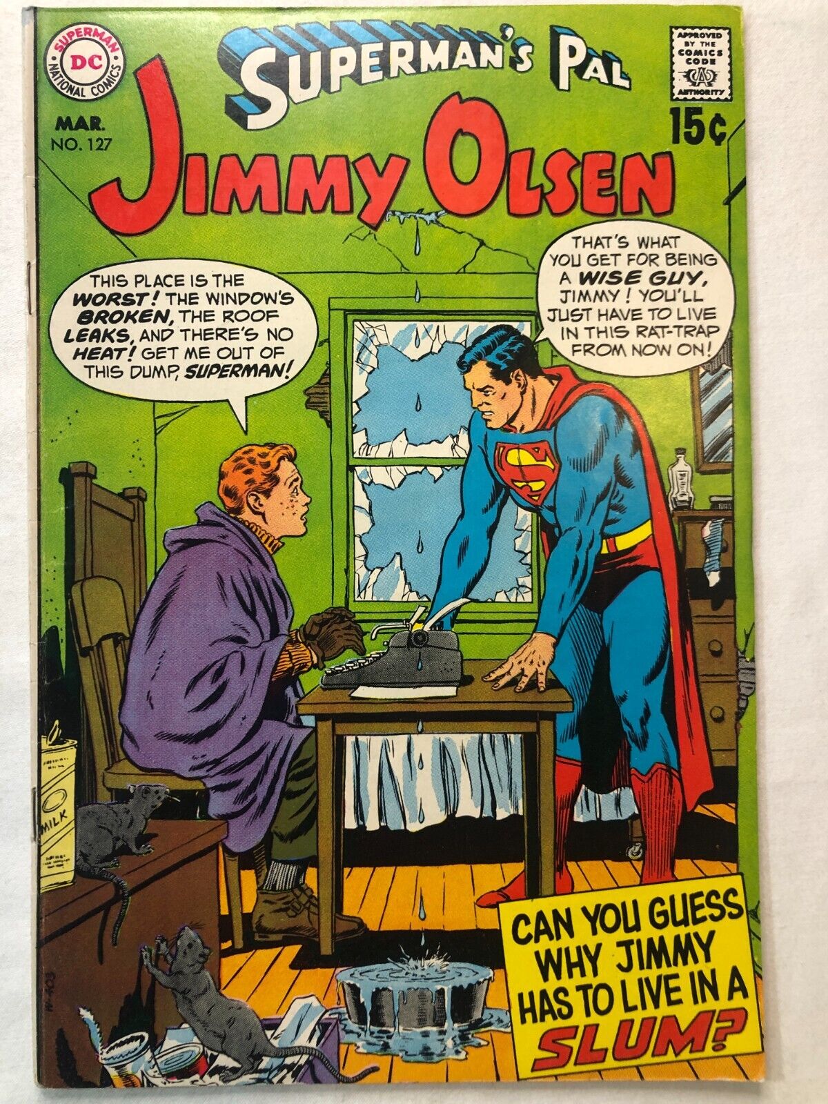 Superman’s Pal Jimmy Olsen 127 March 1970 Vintage Bronze Age DC Comics Very Nice