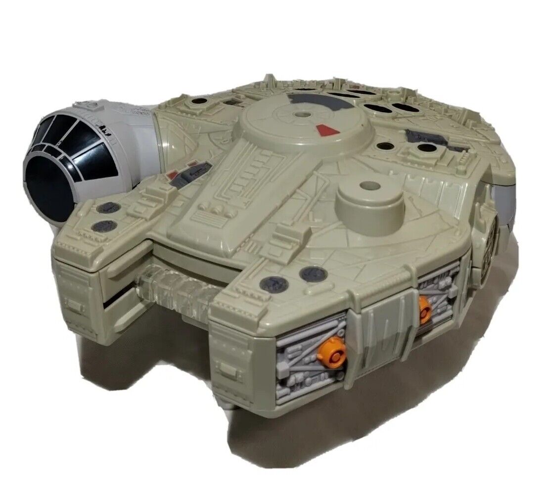 2011 Hasbro Star Wars Millennial Falcon Toy Spaceship 12” Locking Handle