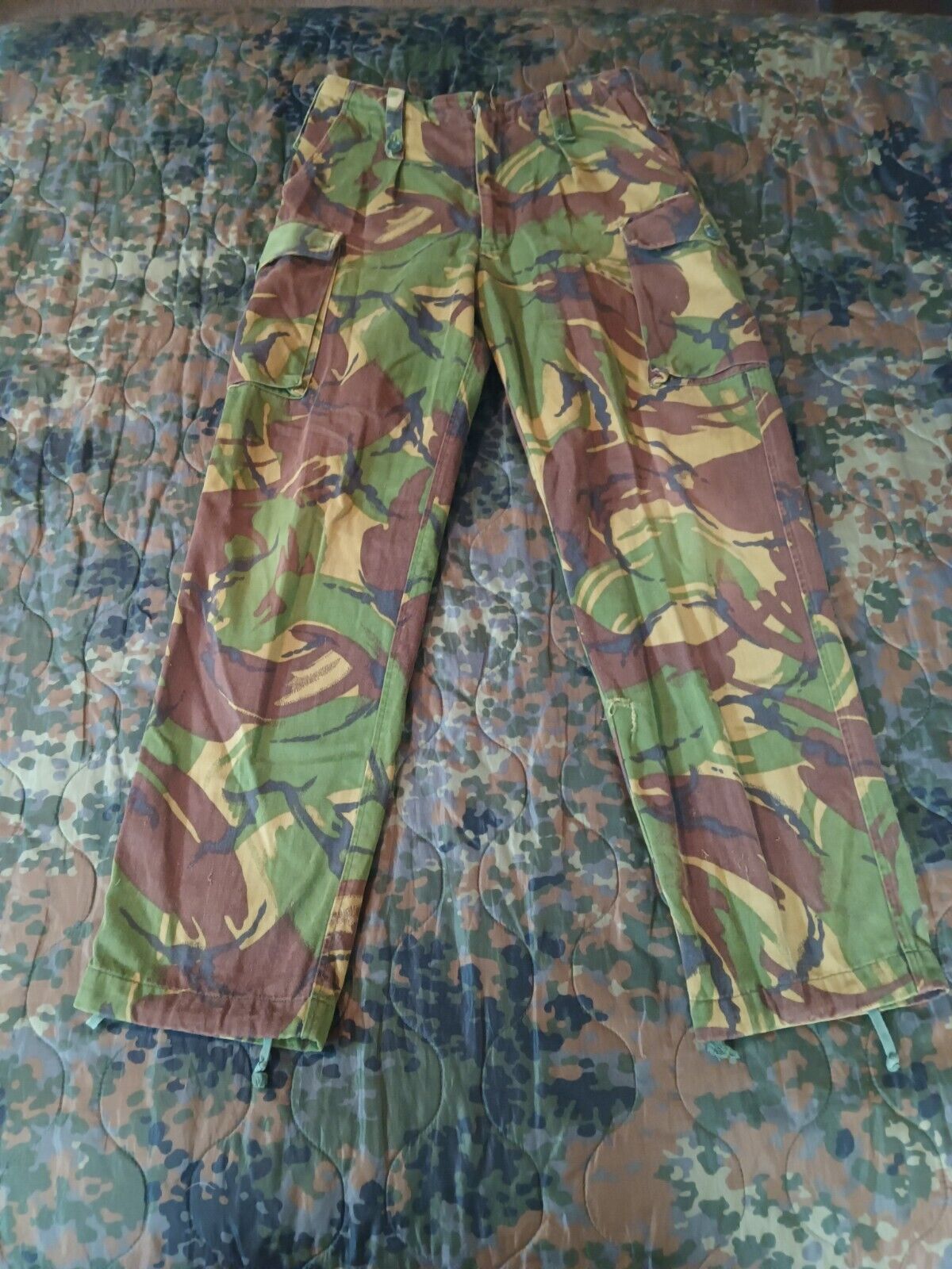 British Military Woodland DPM Camouflage Temperate Combat Trousers 85/84/100