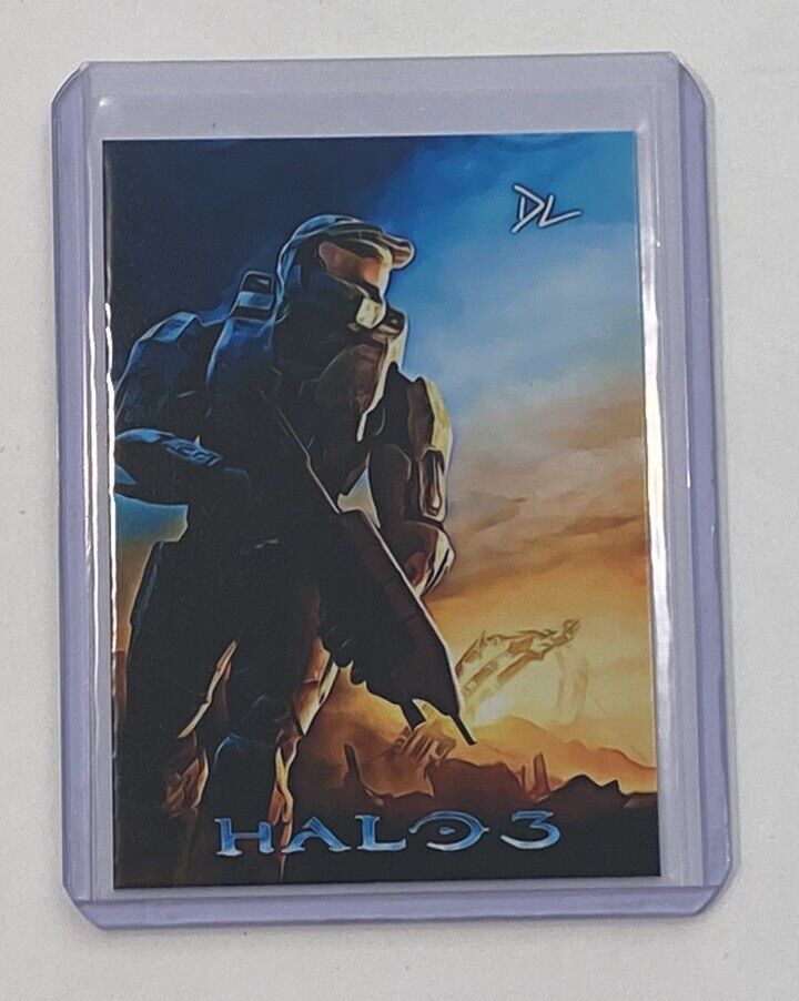 Halo 3 Limited Edition Artist Signed “Finish The Fight” Trading Card 8/10