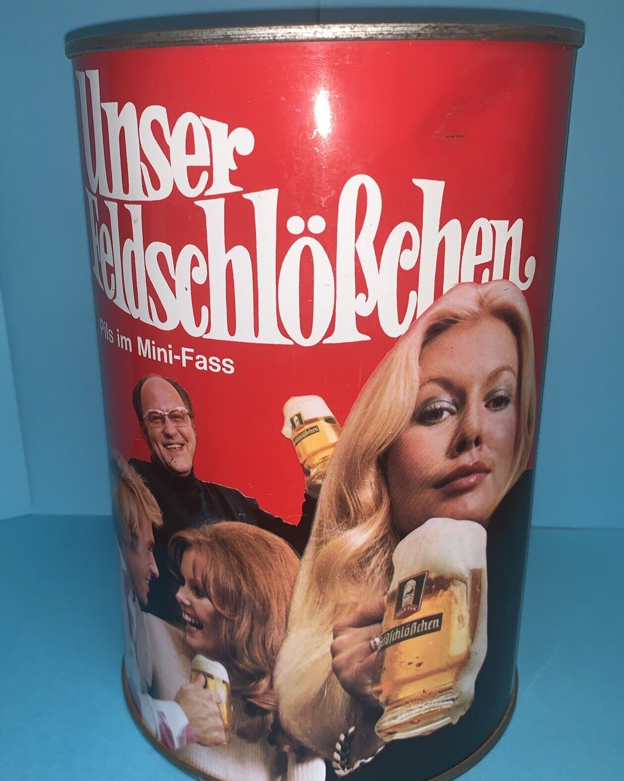 Feldschlobchen Unser Feldschlobchen German 3.8 litre empty can