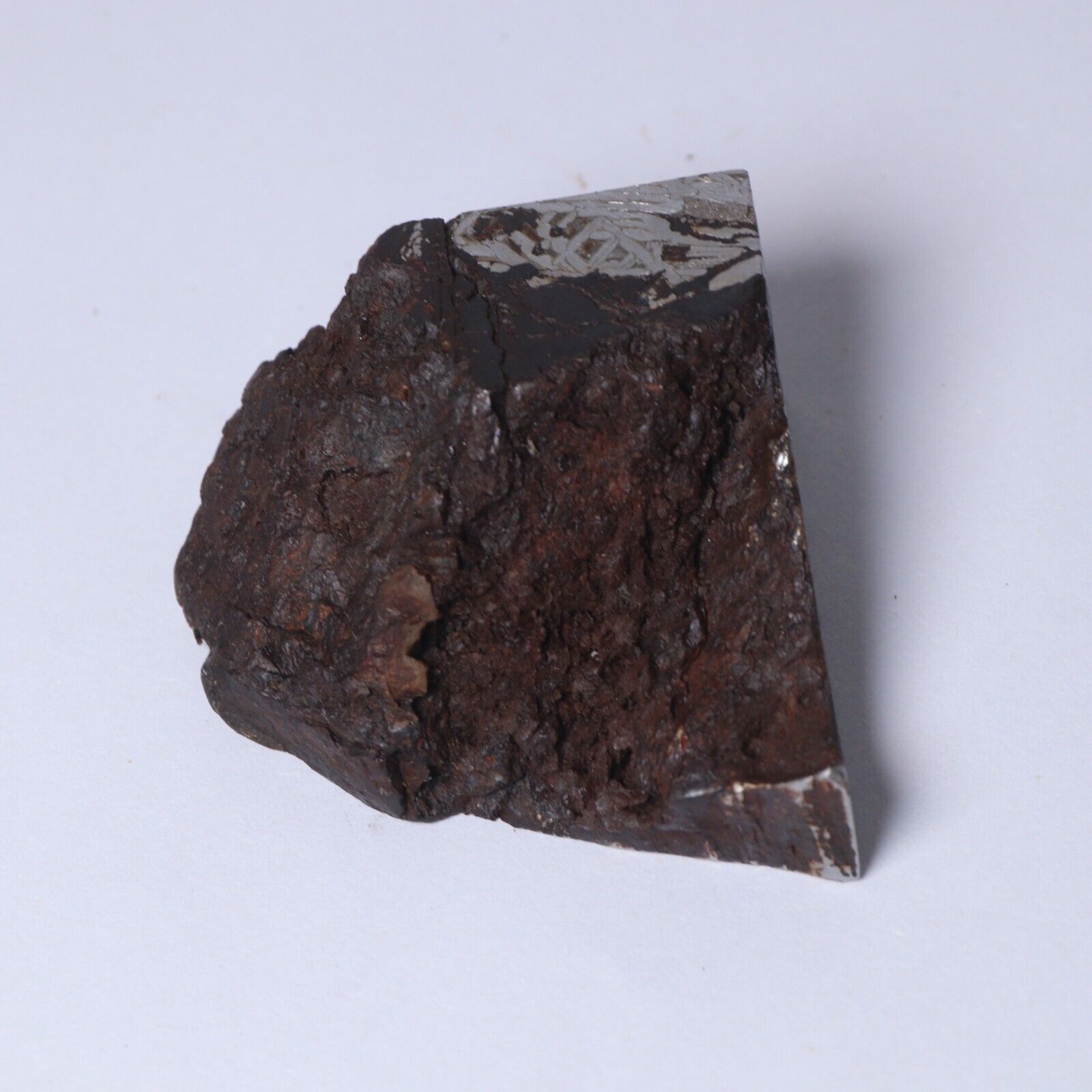 142g Meteorite specimen,Section of a nickel-iron meteorite ,Space gift B2925