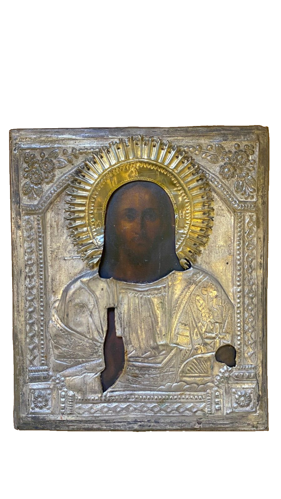 Icon of Jesus Christ, Russian Empire, 19th century