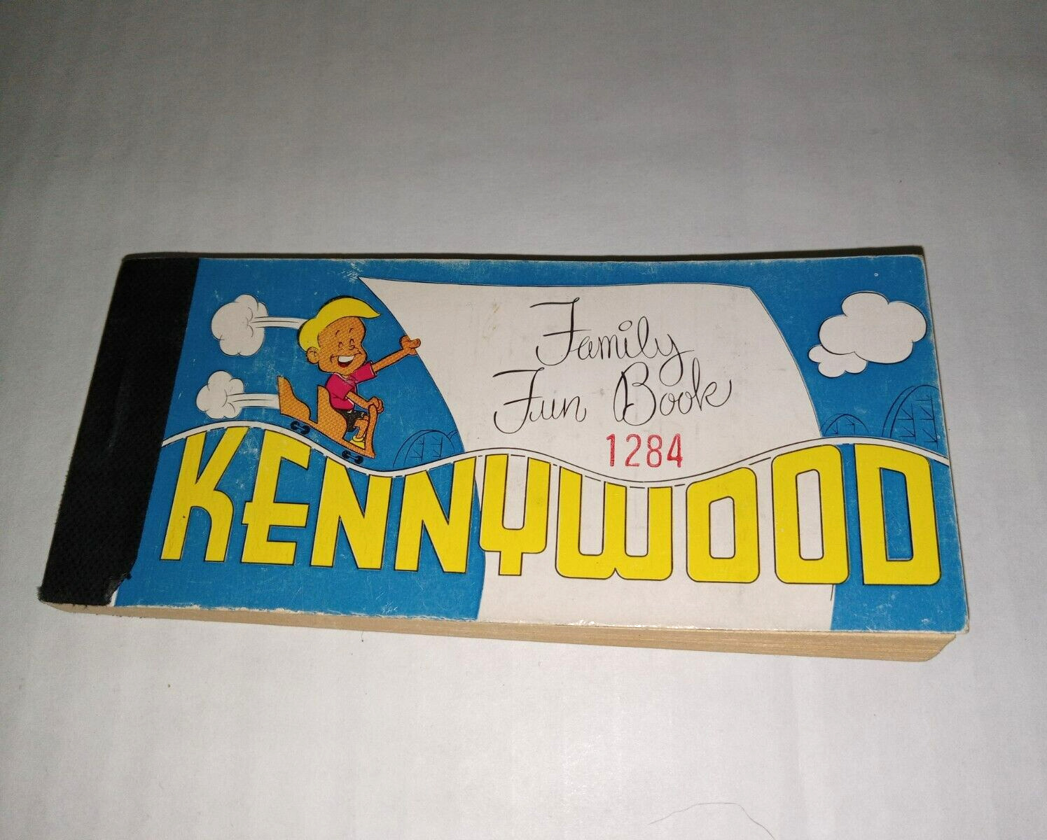 1965 Kennywood Park Tickets Pittsburgh Amusement Full Book Never Used