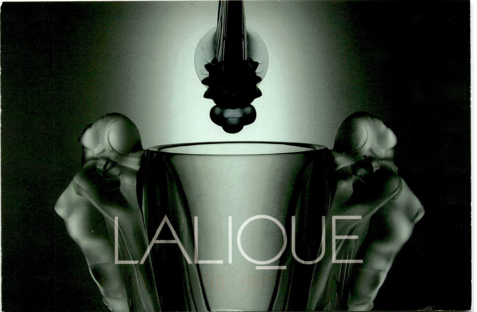 Private sale, Lalique crystal, decoration, architecture, jewelry, Postcard