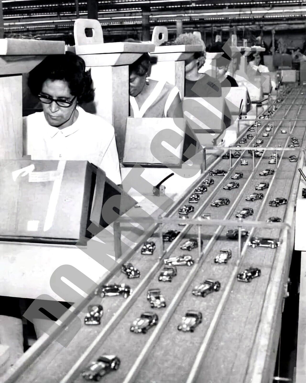 1960's Hot Wheels Cars Toys Assembly Line 8x10 Photo