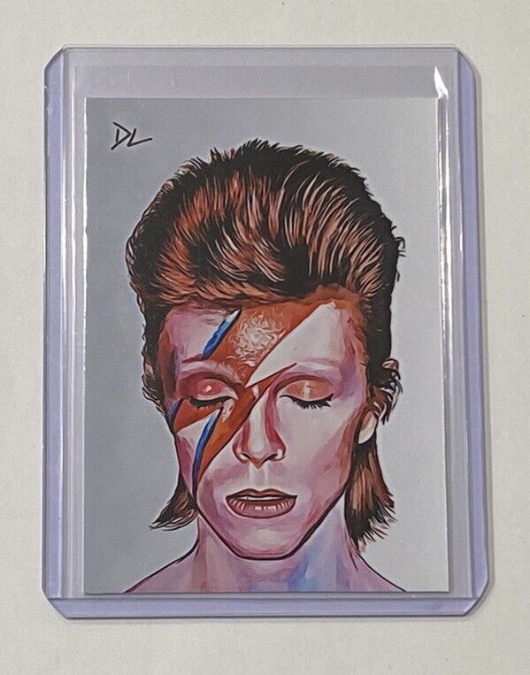 David Bowie Limited Edition Artist Signed “Ziggy Stardust” Trading Card 1/10