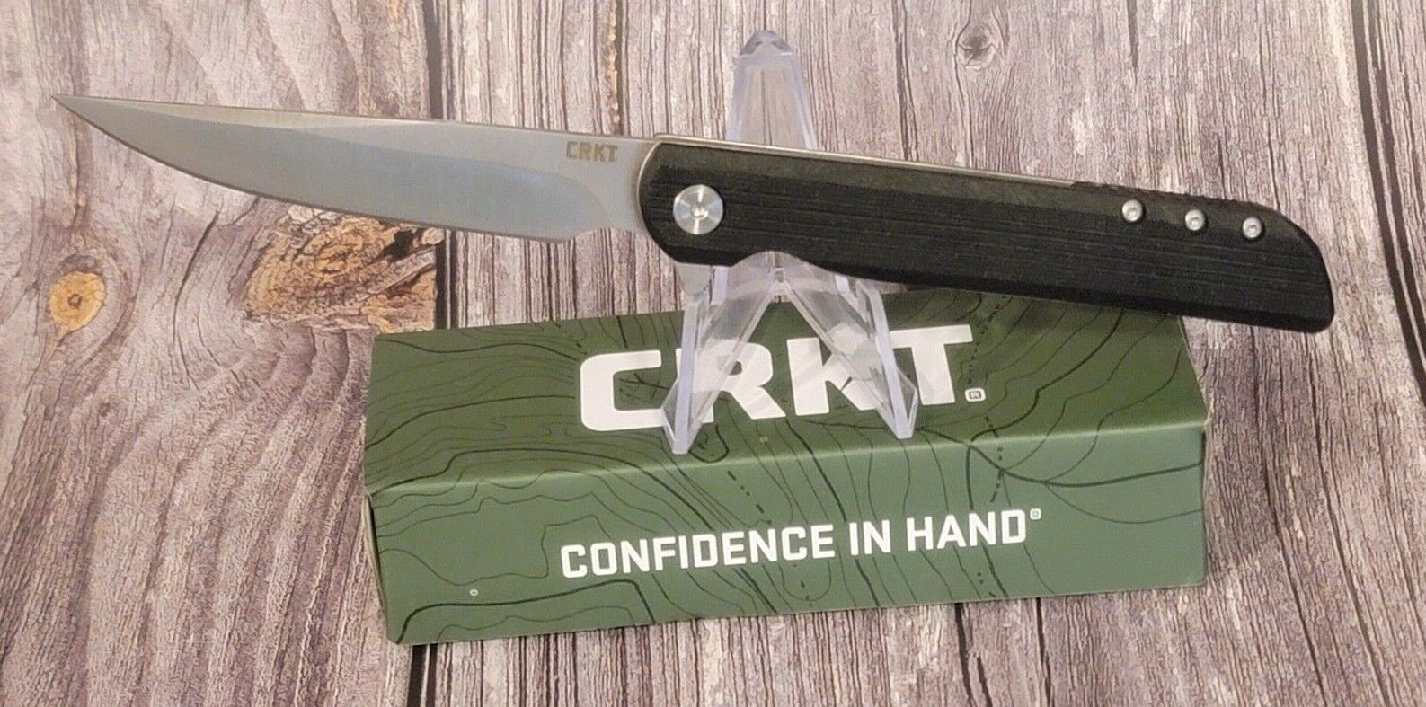 CRKT 3810 LARGE LCK + ASSISTED FLIPPER KNIFE 3.62