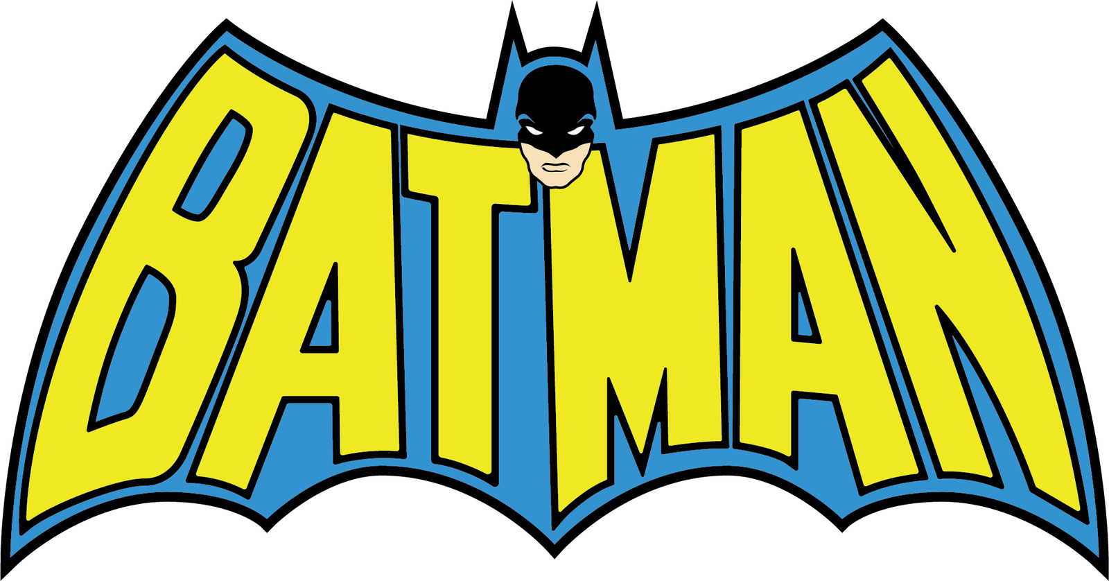 Batman Retro Logo Sticker / Vinyl Decal  | 10 Sizes TRACKING FAST SHIP