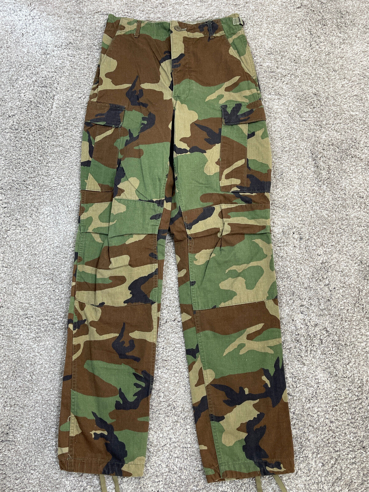 VINTAGE Clifford Woodland Camo BDU Trousers Adult Small X-Long 28x34