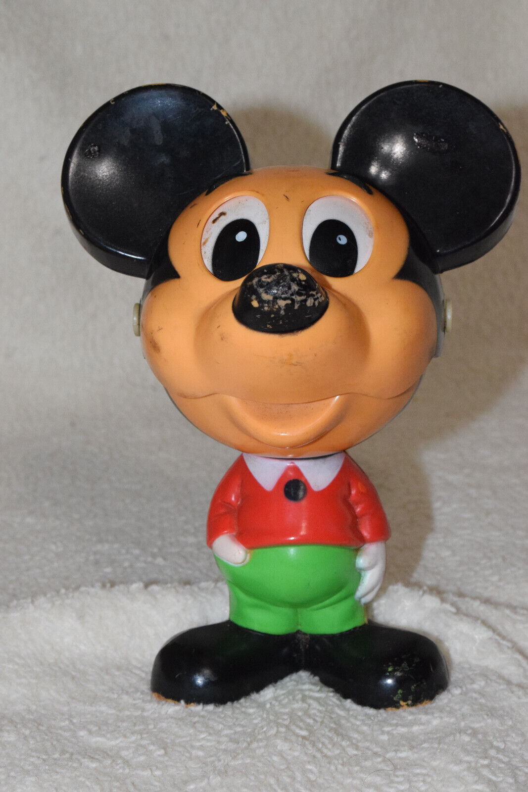 Vintage 1976 Mattel Pull String Talking Mickey Mouse Doll Toy as found see pics