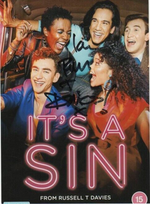 Russell T Davies It\'s A Sin Original Hand Signed Autograph 7x5\