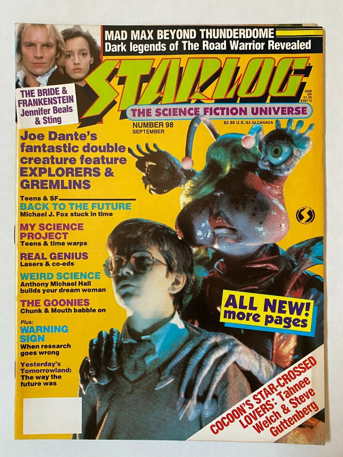 STARLOG #98 - 1985 September Featuring Explorers On Cover VINTAGE