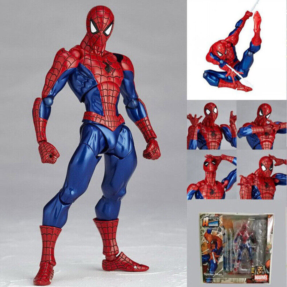 Kaiyodo Revoltech Amazing Yamaguchi Spider-Man Action Figure Toy New In Box