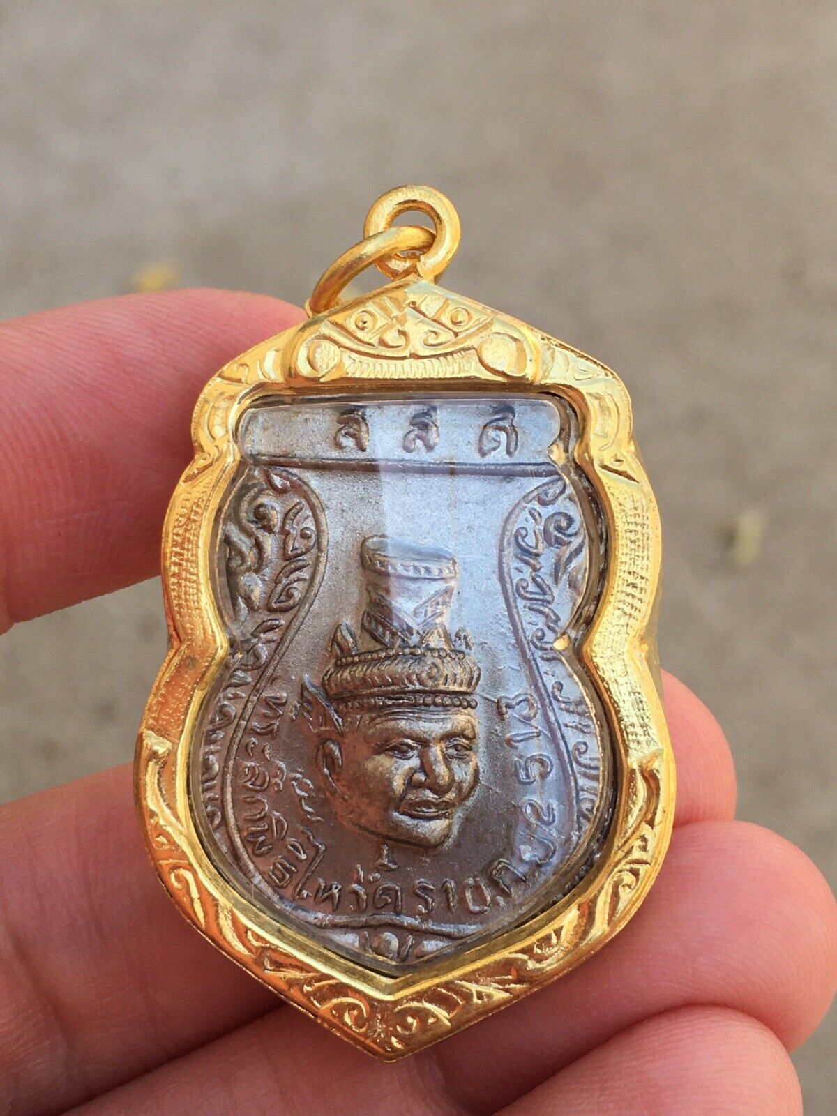 Mini Por -kae Thai Amulet  Talisman Success Charm Luck Protection