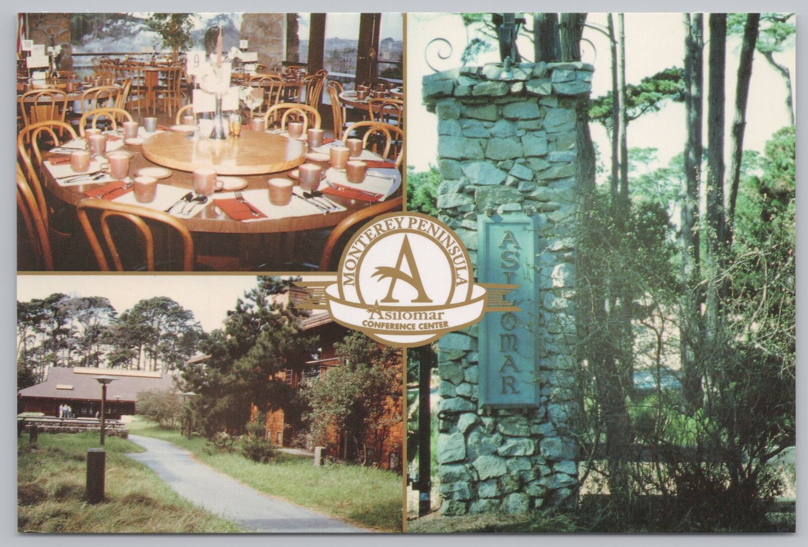 State View~Monterey California~Asilomar Conference Center~Continental Postcard