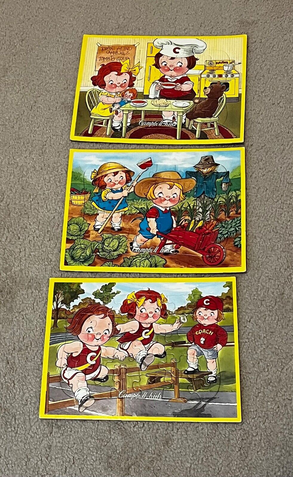 campbells puzzels from the 1960’s