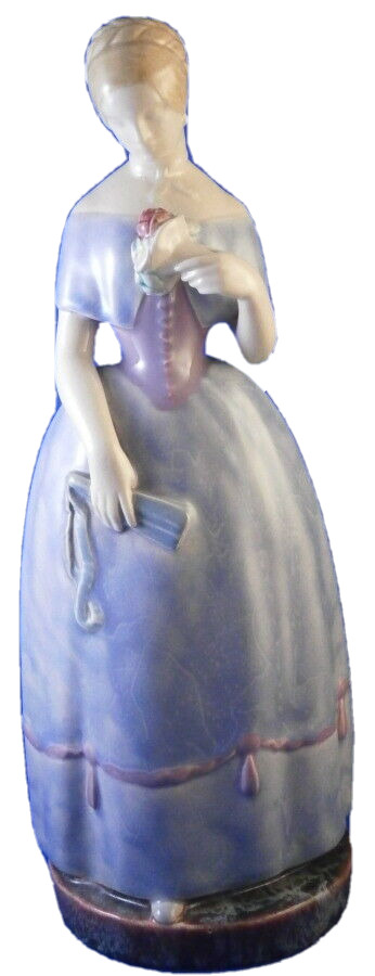 Art Nouveau Wiener Kunstkeramische Werkstaette Ceramic Lady Figurine Austria