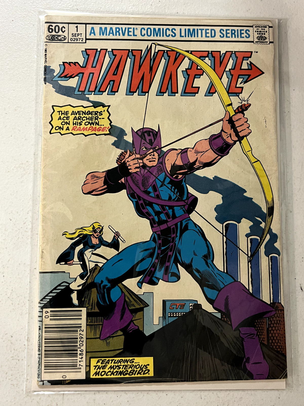 Hawkeye #1 1983, Marvel Newsstand Edition | Combined Shipping B&B