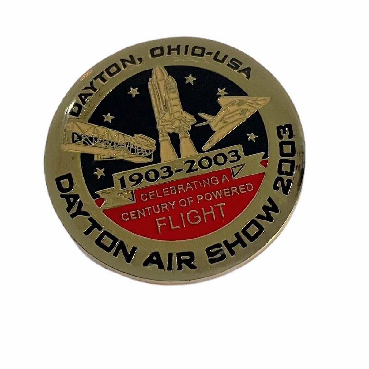Dayton Air Show 2003 Pinback Lapel Century of Flight Ohio