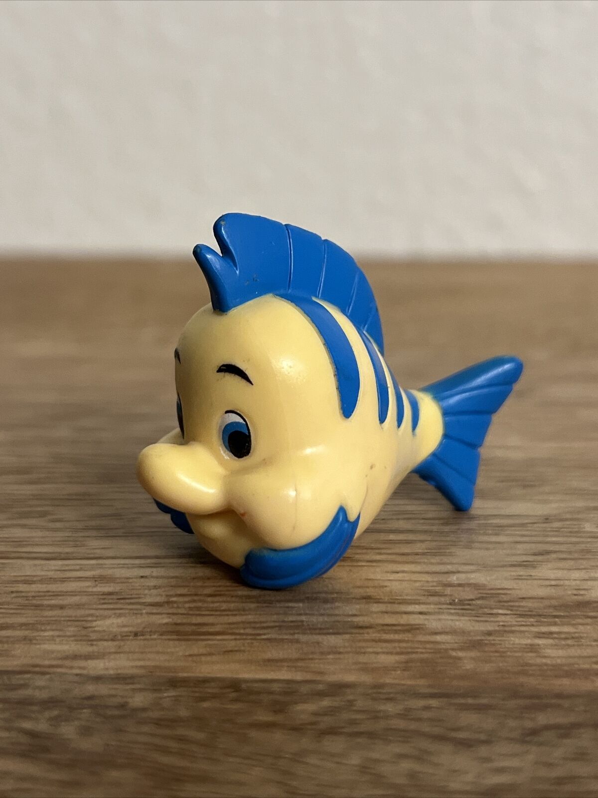 Flounder Disney The Little Mermaid Yellow And Blue Fish PVC Toy 
