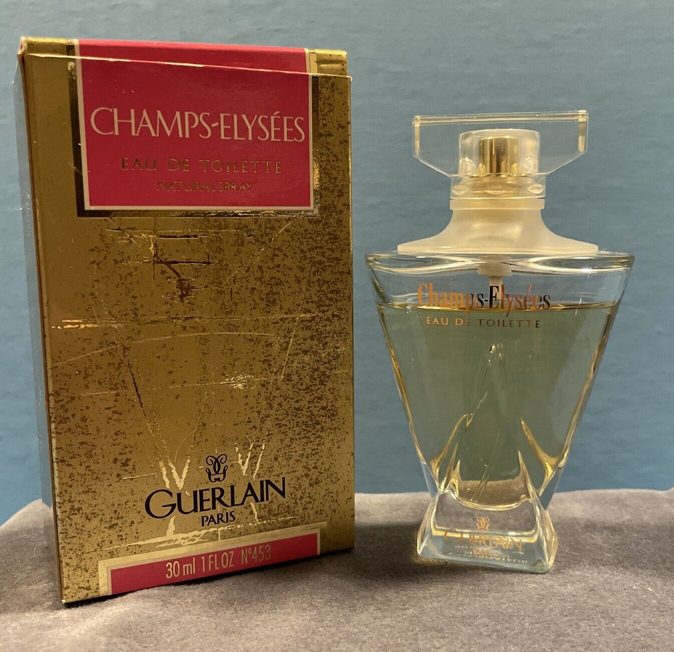 Champs-Elysees vintage by Guerlain 1 oz Eau De Toilette Spray ~ 95% Full In Box