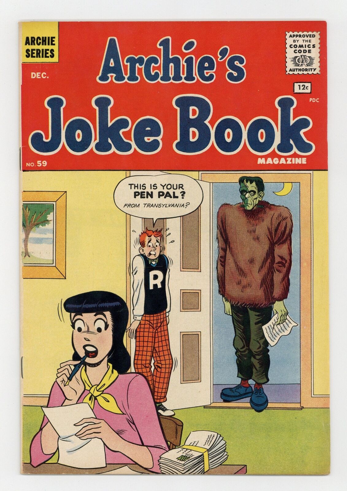 Archie's Joke Book #59 FN- 5.5 1961