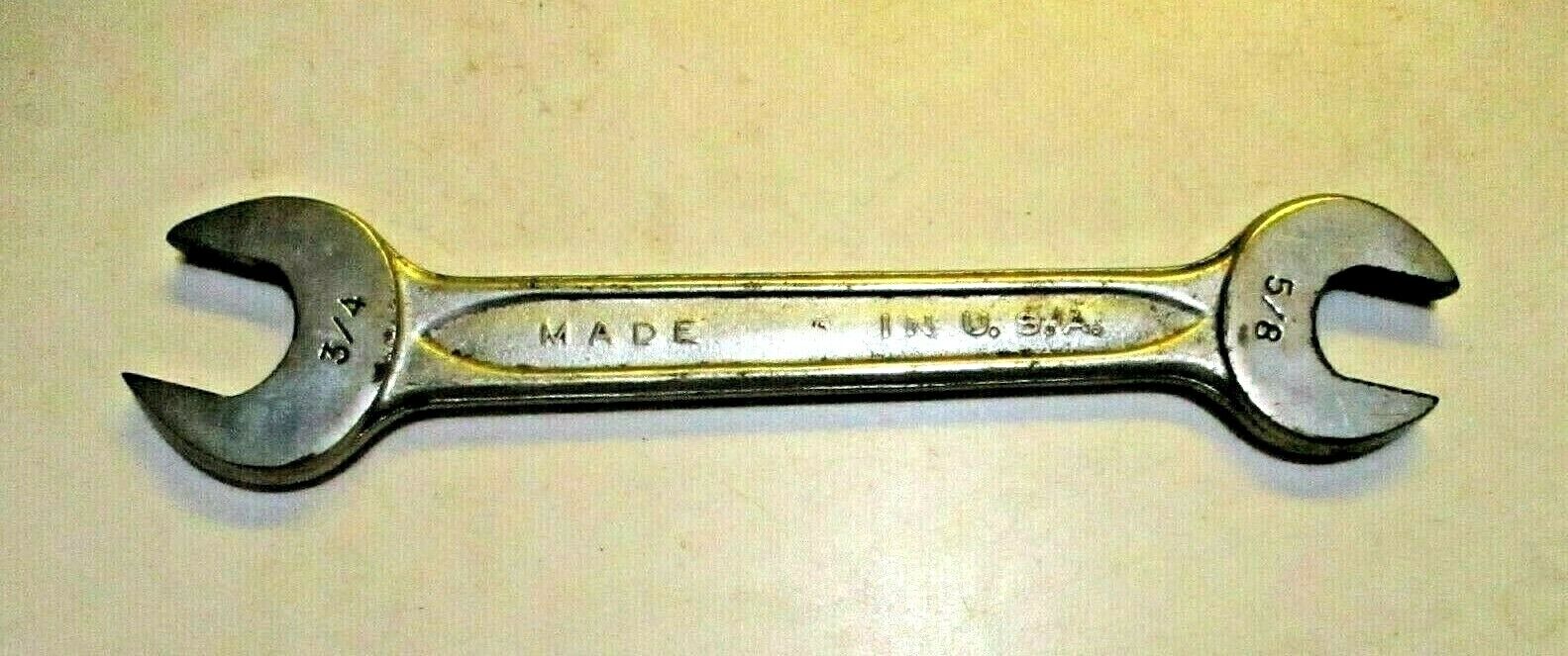 Indestro Drop Forged Select Unbranded USA P729 Open End SAE Wrench 5/8