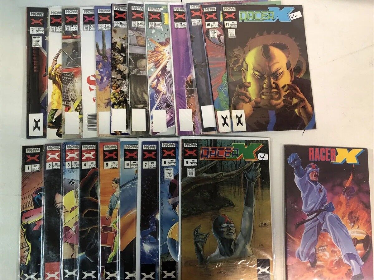 Racer X (1987) # 1-9 (VF/NM) & Racer X (1989) # 1-11 (VF/NM) Complete Now Comics