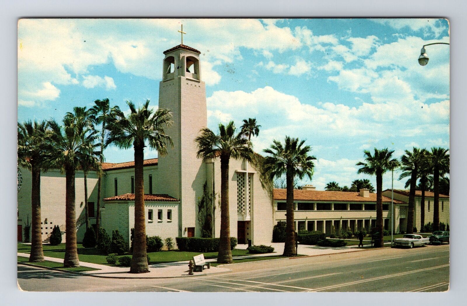 Phoenix AZ-Arizona, Central Methodist Church, Religion, Vintage Postcard