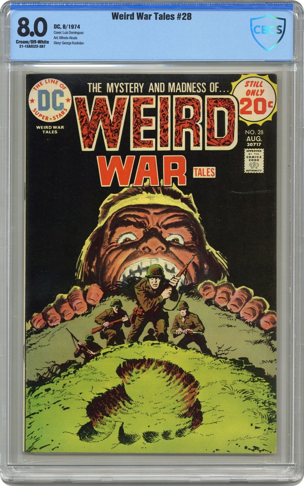 Weird War Tales #28 CBCS 8.0 1974 21-1EAEE22-387