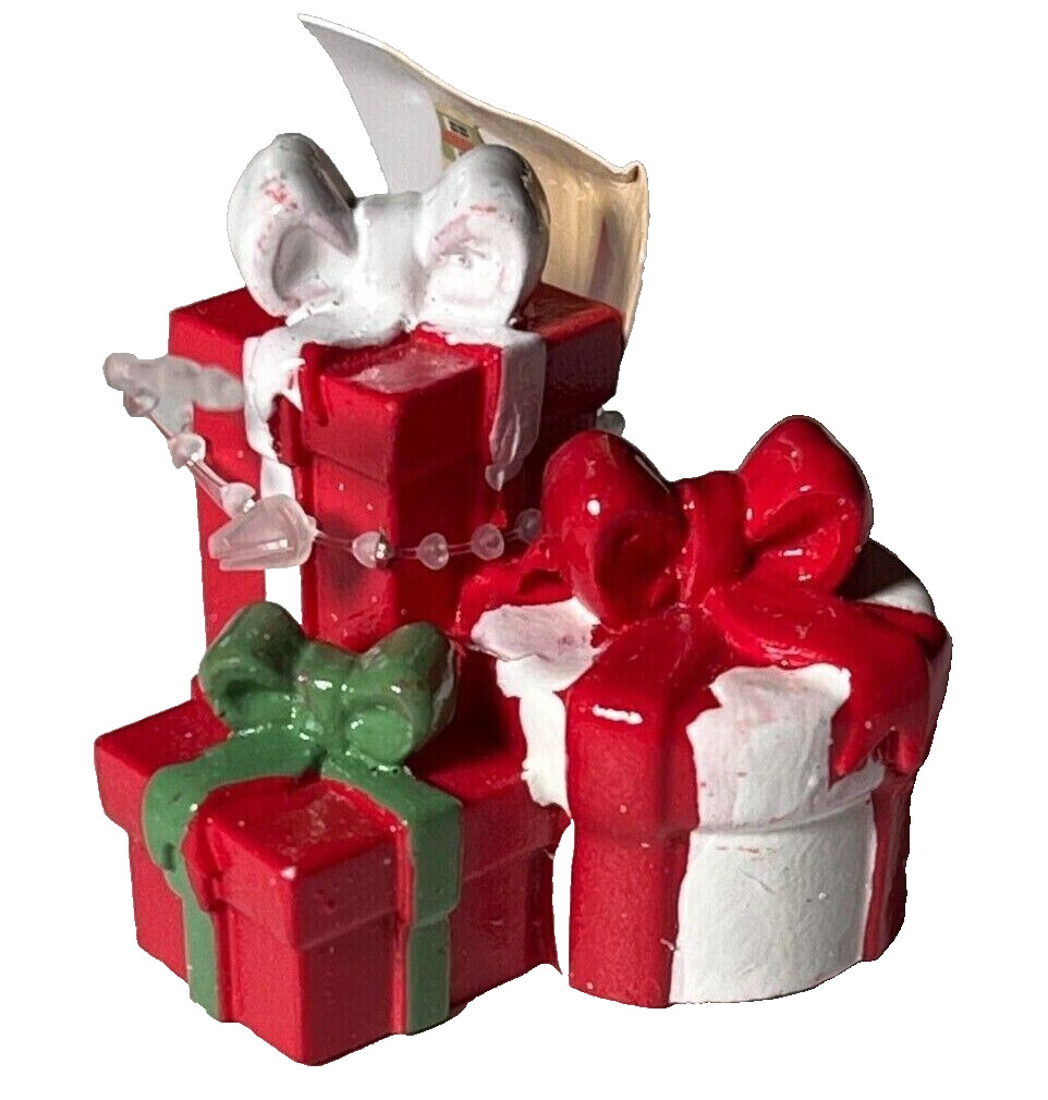 Target Bullseye Christmas Gifts Presents Mini Winter Village Prop 2023 T41