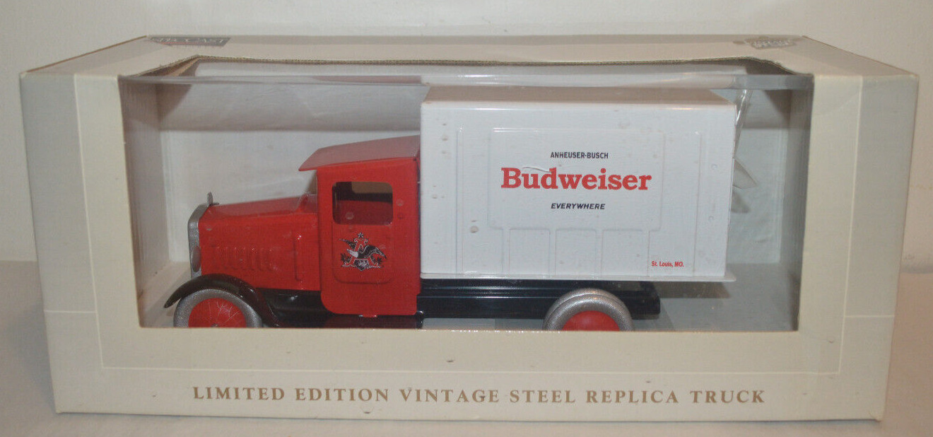 Spec Cast Steel Replica Limited Edition Budweiser Beer Delivery Truck