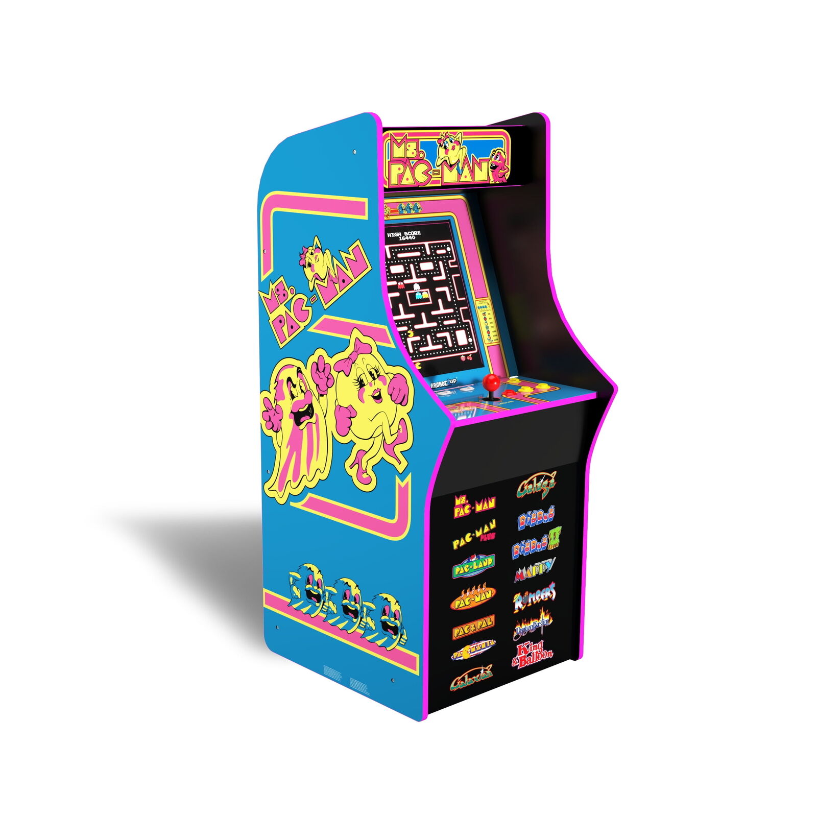 Ms Pacman Retro Arcade Game 14 Classic Video Games Legacy Controls WIFI  Machine