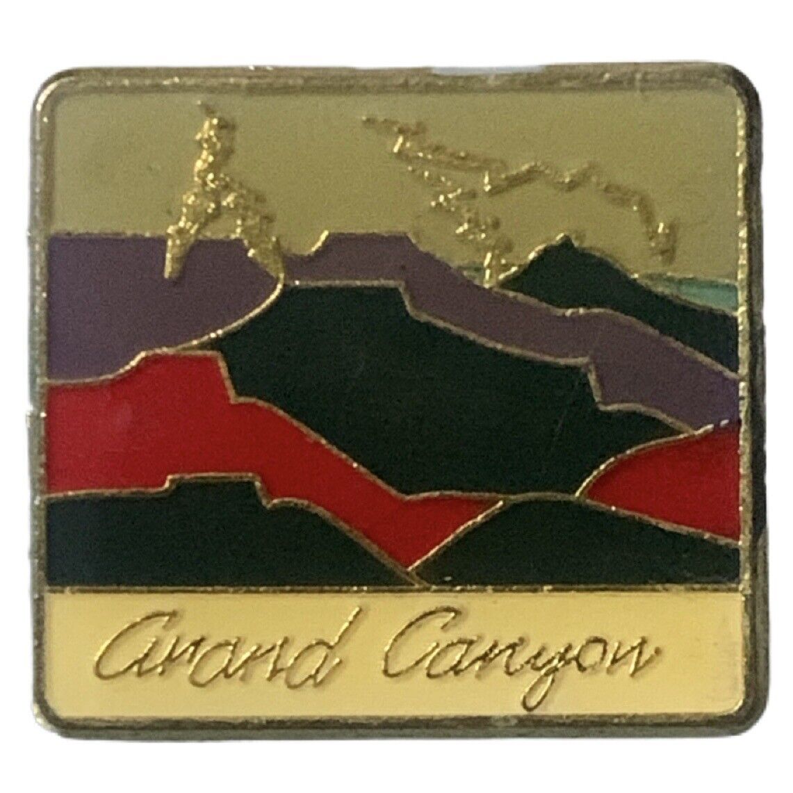 Vintage Grand Canyon National Park Scenic Travel Souvenir Pin