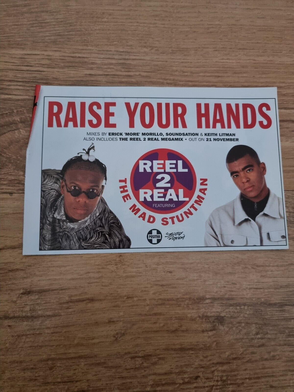 TNEWM66 ADVERT 5X8 REEL 2 REAL FT THE MAN STUNTMAN: RAISE YOUR HANDS