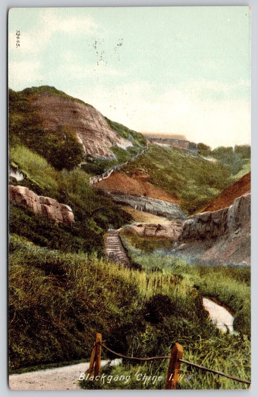 Blackgang Chine IW England United Kingdom Trail Mountain Vintage UNP Postcard