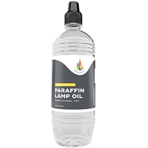 Liquid Paraffin Lamp Oil - Half-Liter (500mL) - Smokeless, Odorless, Ultra 