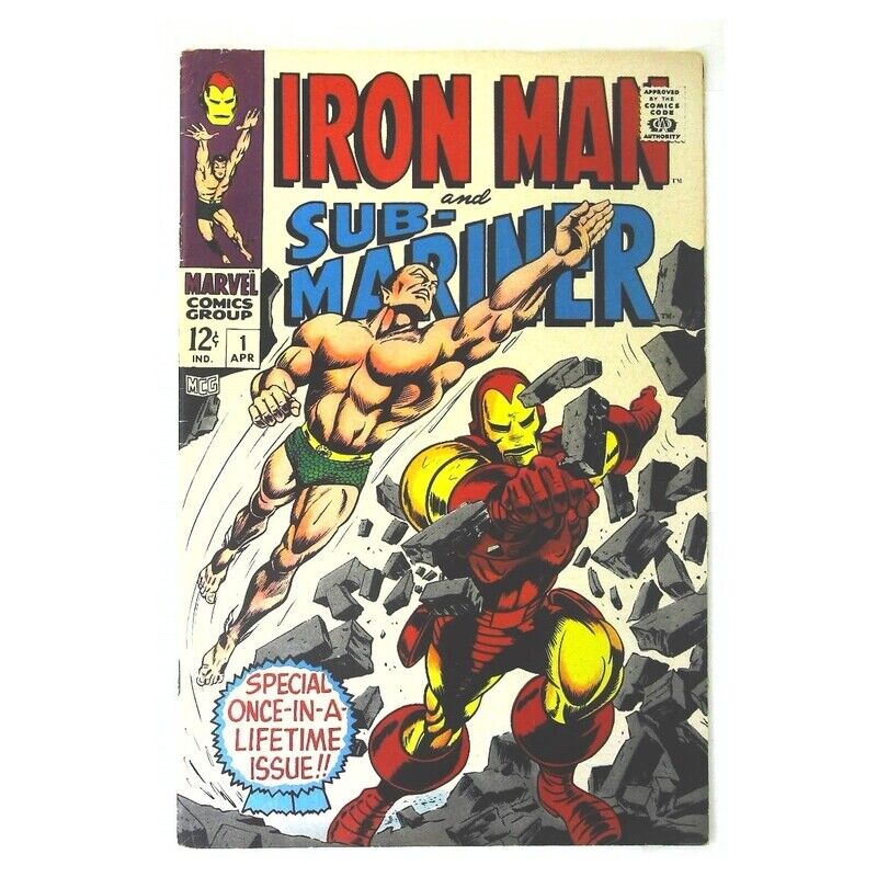 Iron Man & Sub-Mariner #1 in Very Fine minus condition. Marvel comics [d}
