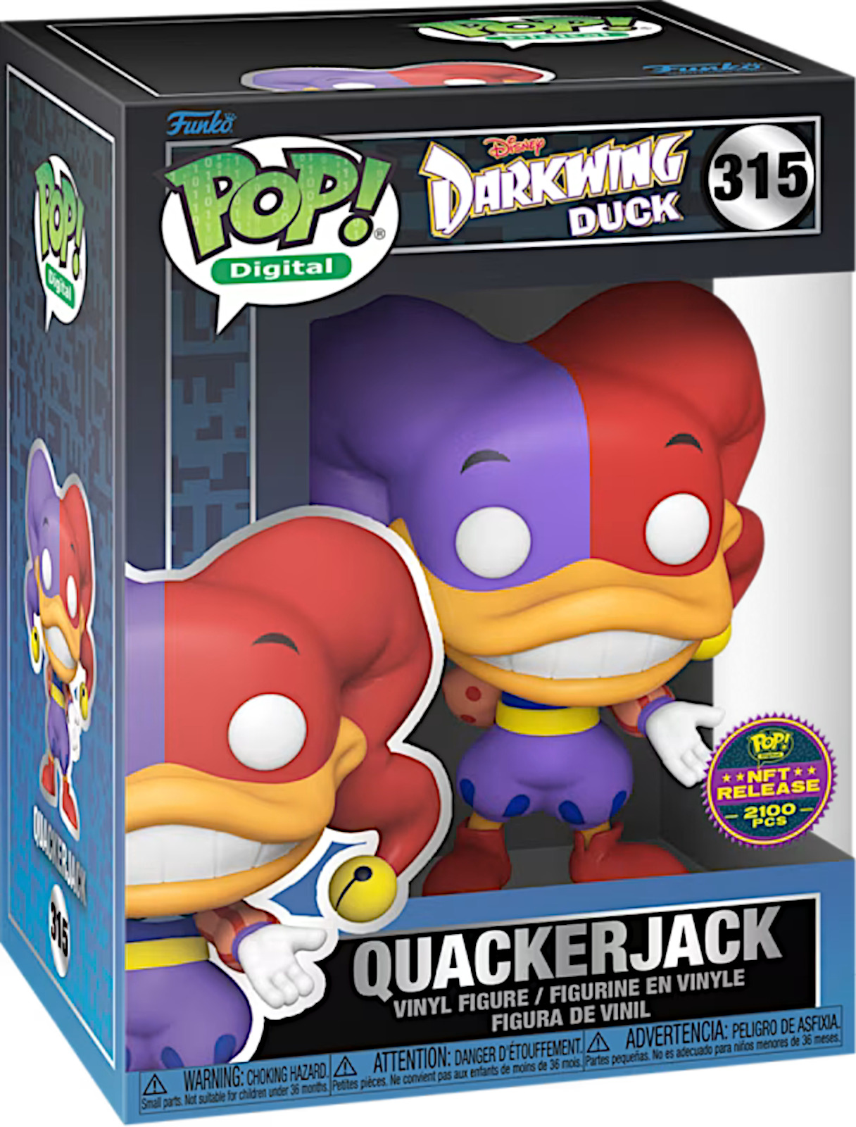 Disney Afternoon Quackerjack Legendary Funko Pop Digital NFT Redemption Presale