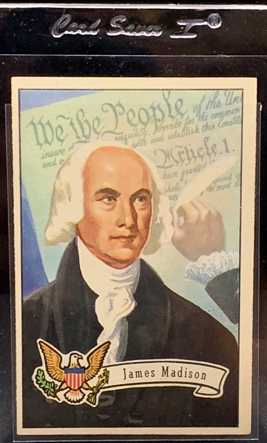 1956 Topps U.S. Presidents #6 James Madison Original Owner Just out of attic