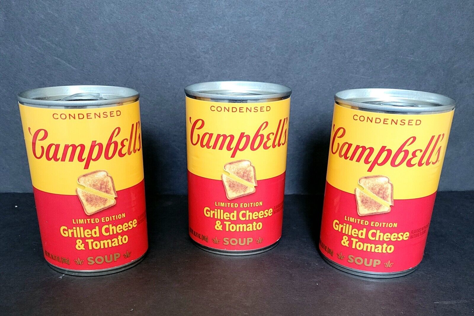3 X Campbells Grilled Cheese & Tomato Soup Limited Edition