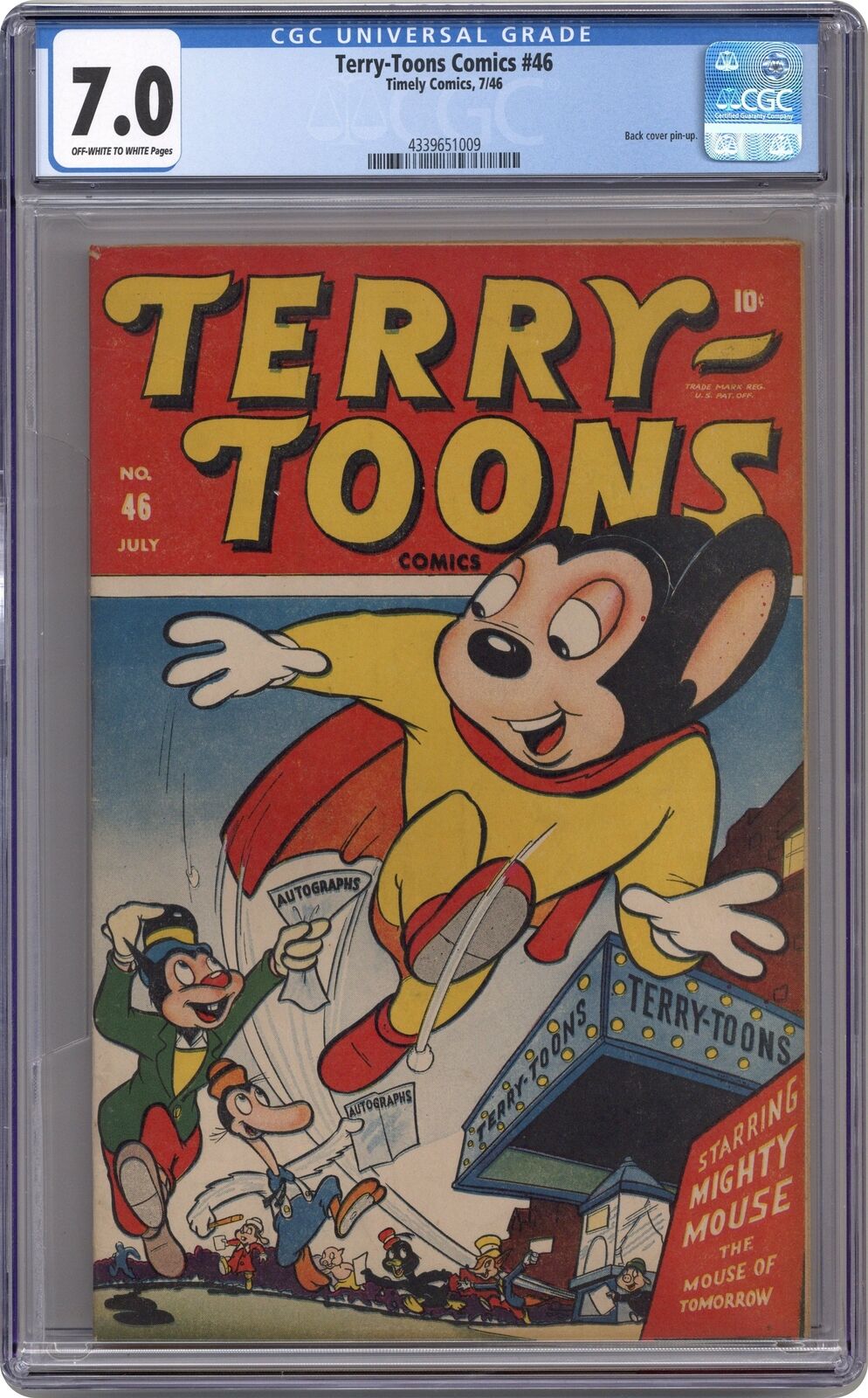 Terry-Toons Comics #46 CGC 7.0 1946 4339651009