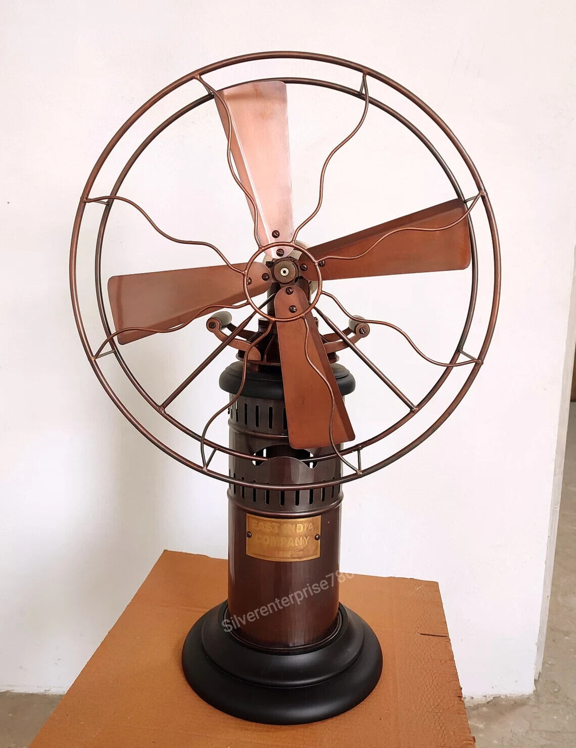 Vintage Steam Operated Antique Kerosene oil Fan Working Collectibles Museum