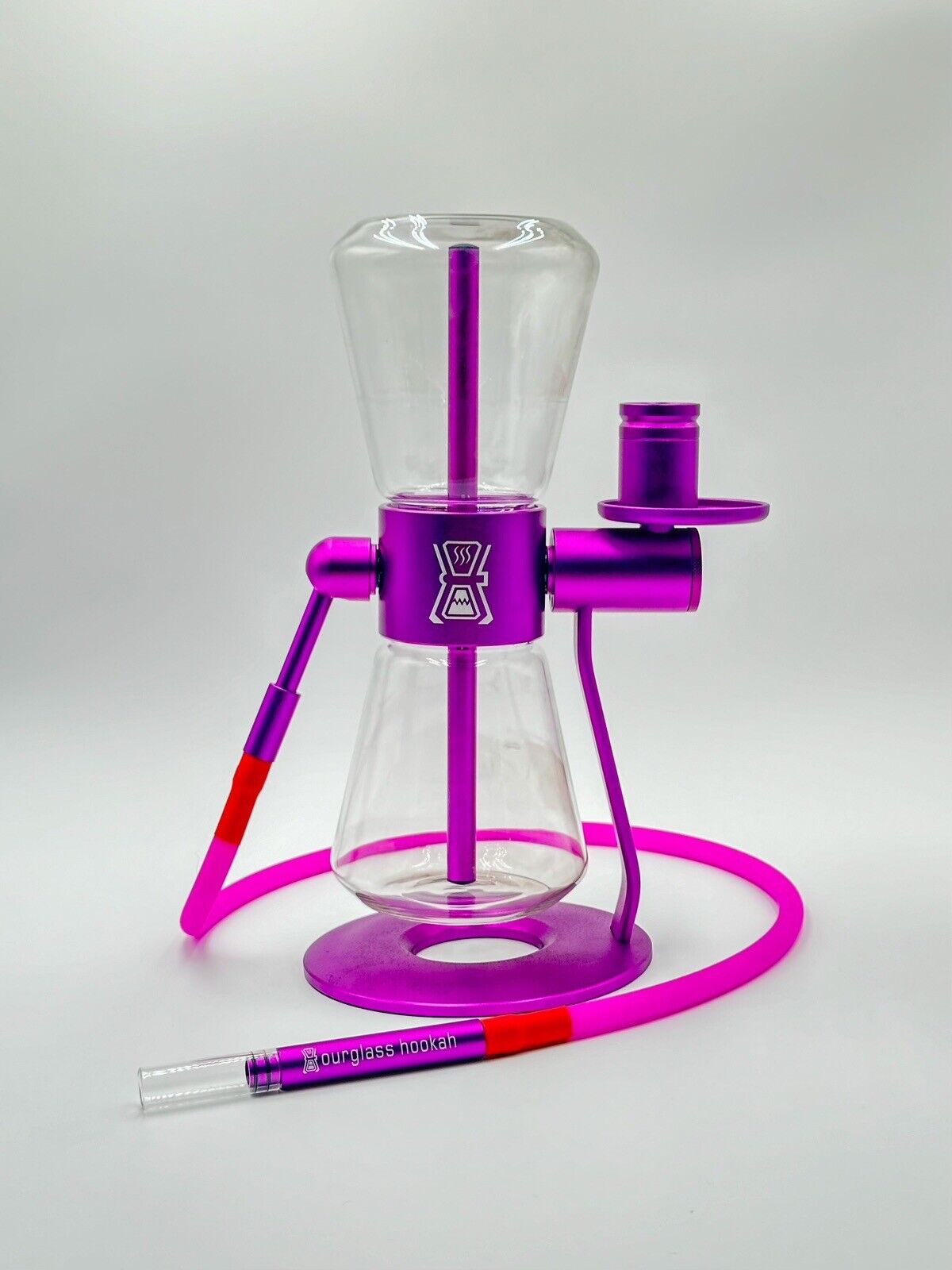 Purple - Gravity Hookah Glass Bong Water Pipe 360 Rotating - *7 COLORS OPTIONS*