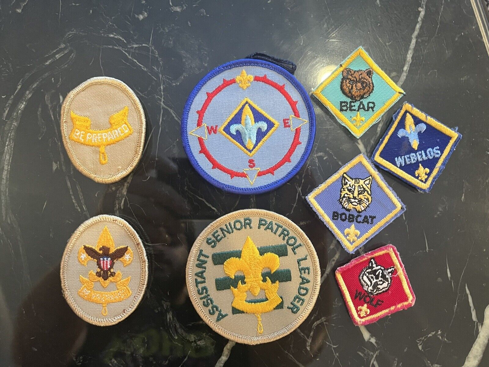 lot of boy scout uniform patches
