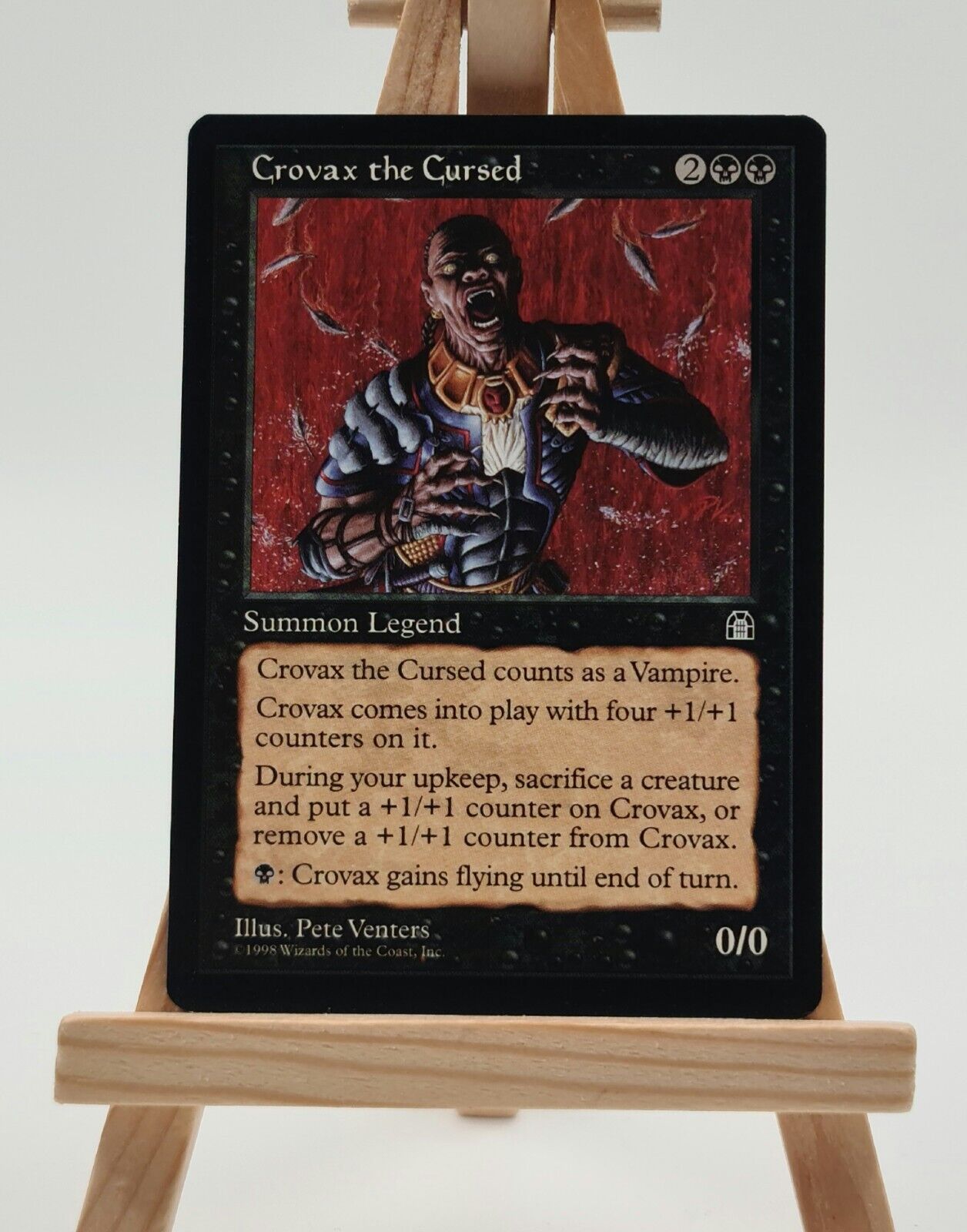 Crovax the Cursed Stronghold Magic Card MTG English (Crovax the Damned)